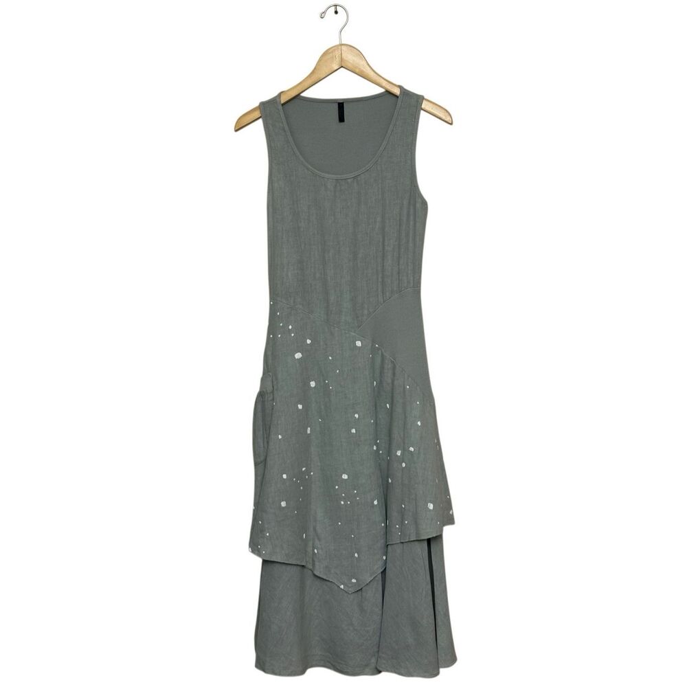 Inizio Magic Linen Tank Dress Size: S
